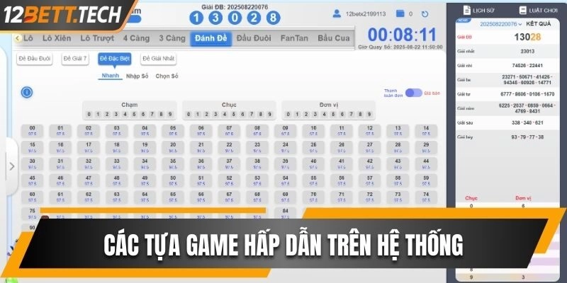 Các tựa game hấp dẫn và chất lượng trên hệ thống