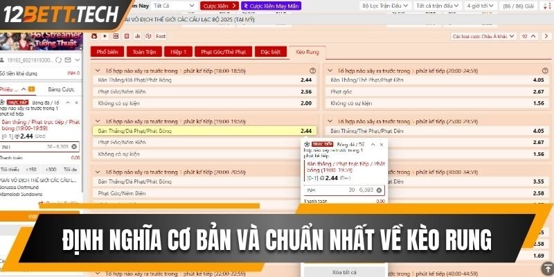 Định nghĩa cơ bản và chuẩn nhất về kèo rung